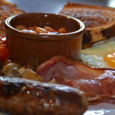 Thumb cooked breakfast