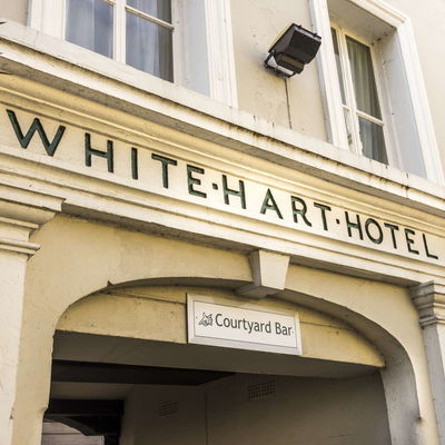Thumb white hart boston frontage detail 3