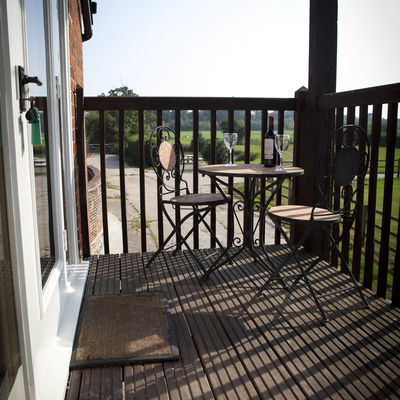 Thumb the hayloft private balcony