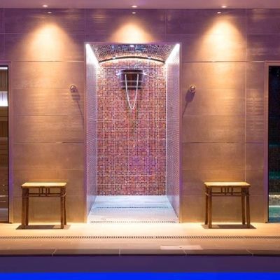 Thumb sauna shower and steam