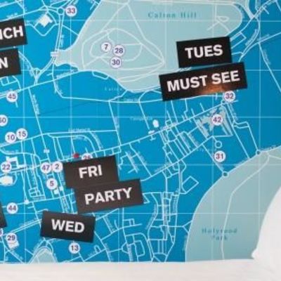 Thumb map of city